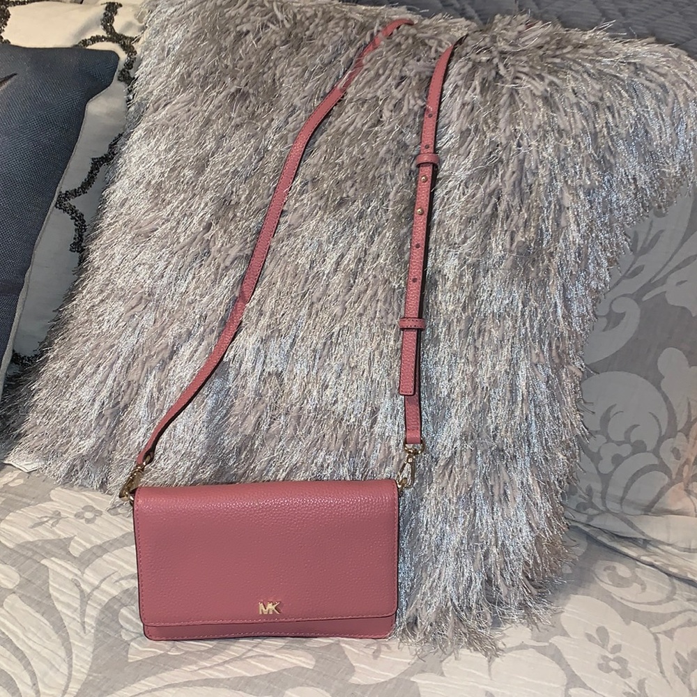 Michael Kors crossbody wallet with phone pocket